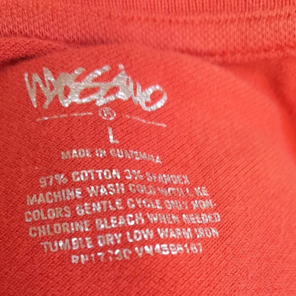 Mossimo Deep Orange Stretch Polo - Picture 2 of 4